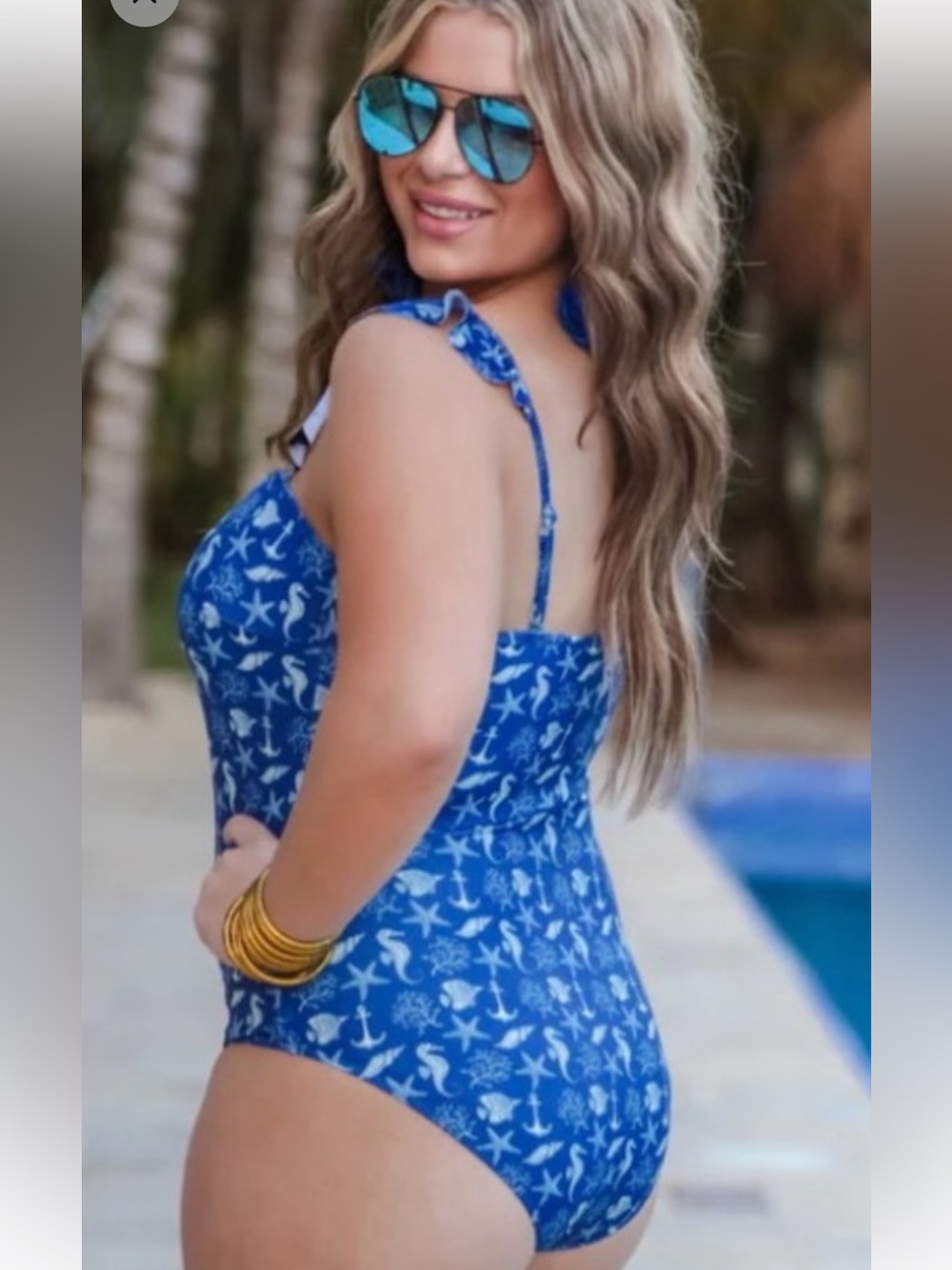 NWT Jess Lea One Piece Swimsuit Size Large - Picture 2 of 8